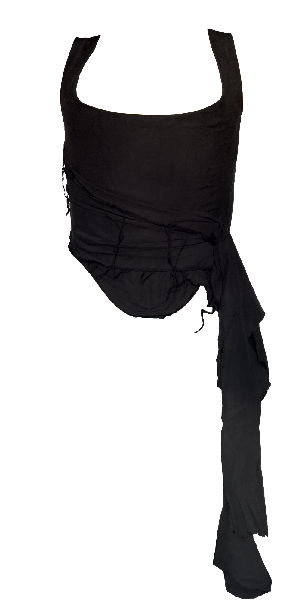 FRONTLINE CORSET IN BLACK