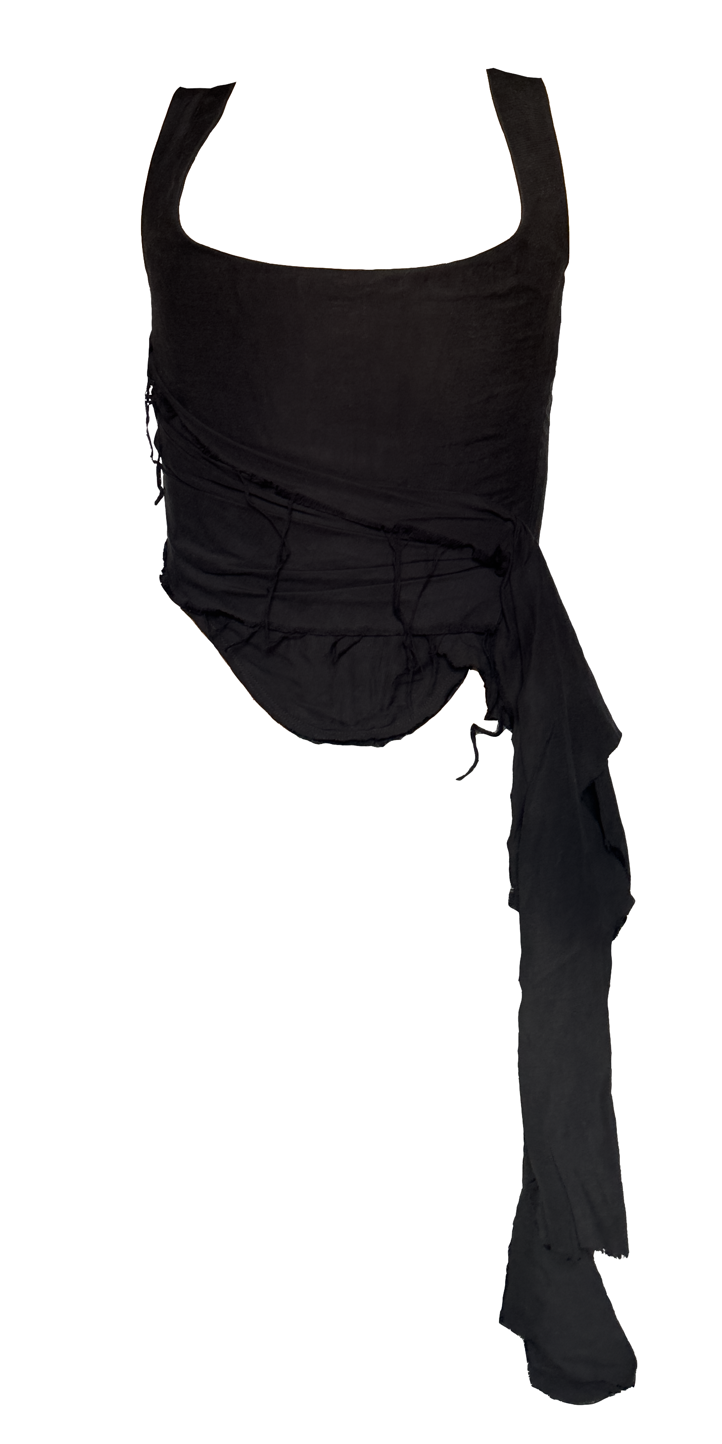 Frontline corset in Black