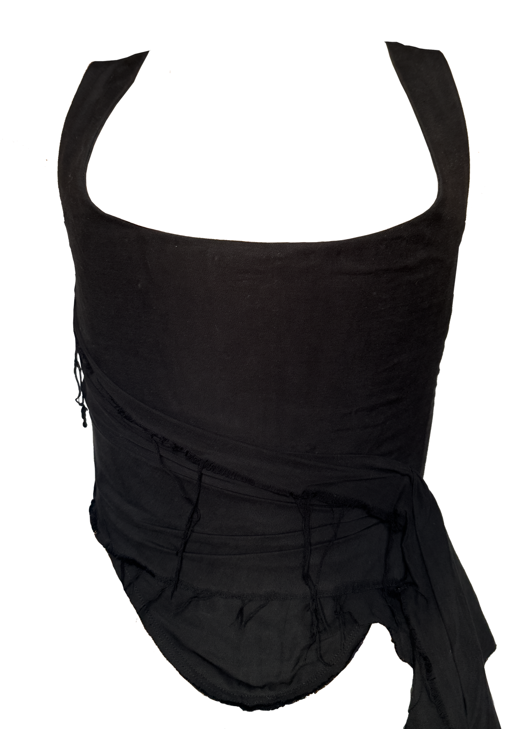 FRONTLINE CORSET IN BLACK